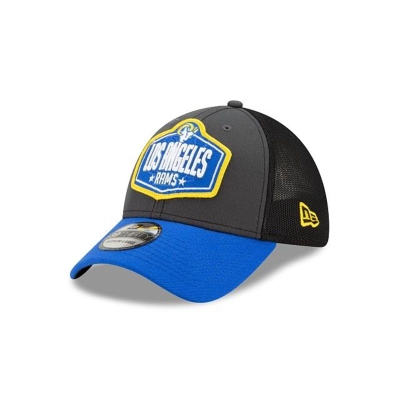 Los Angeles Rams Gorra | New Era NFL Draft 39thirty Stretch Fit Cap Mexico - Grises